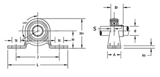 Partes inserere Ball Set Screw