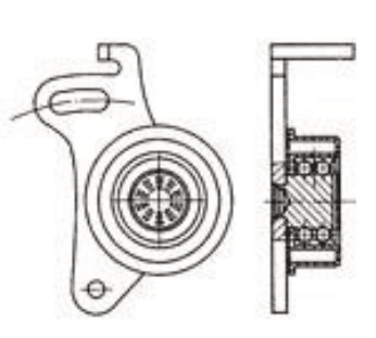 Automobile Engine Tensioner / desidiosiorem supportantes et Unit
