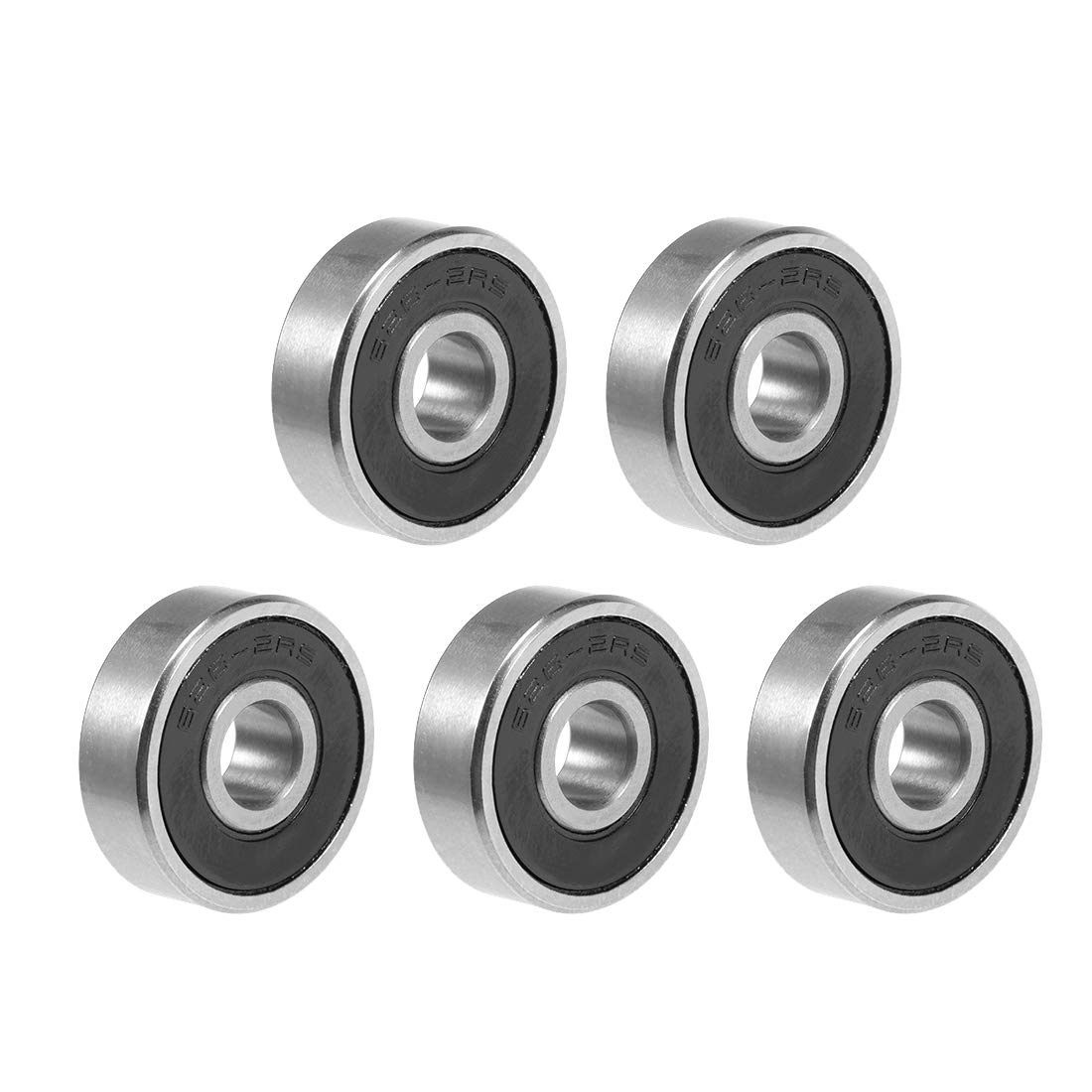 626-2RS Deep Groove Ball Bearings 6mm x 19mm x 6mm Carbon Steel bearing 626zz 